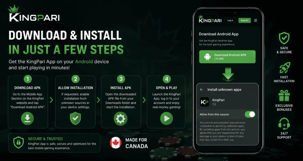 KingPari - Download and install