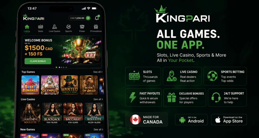 kingpari mobile app